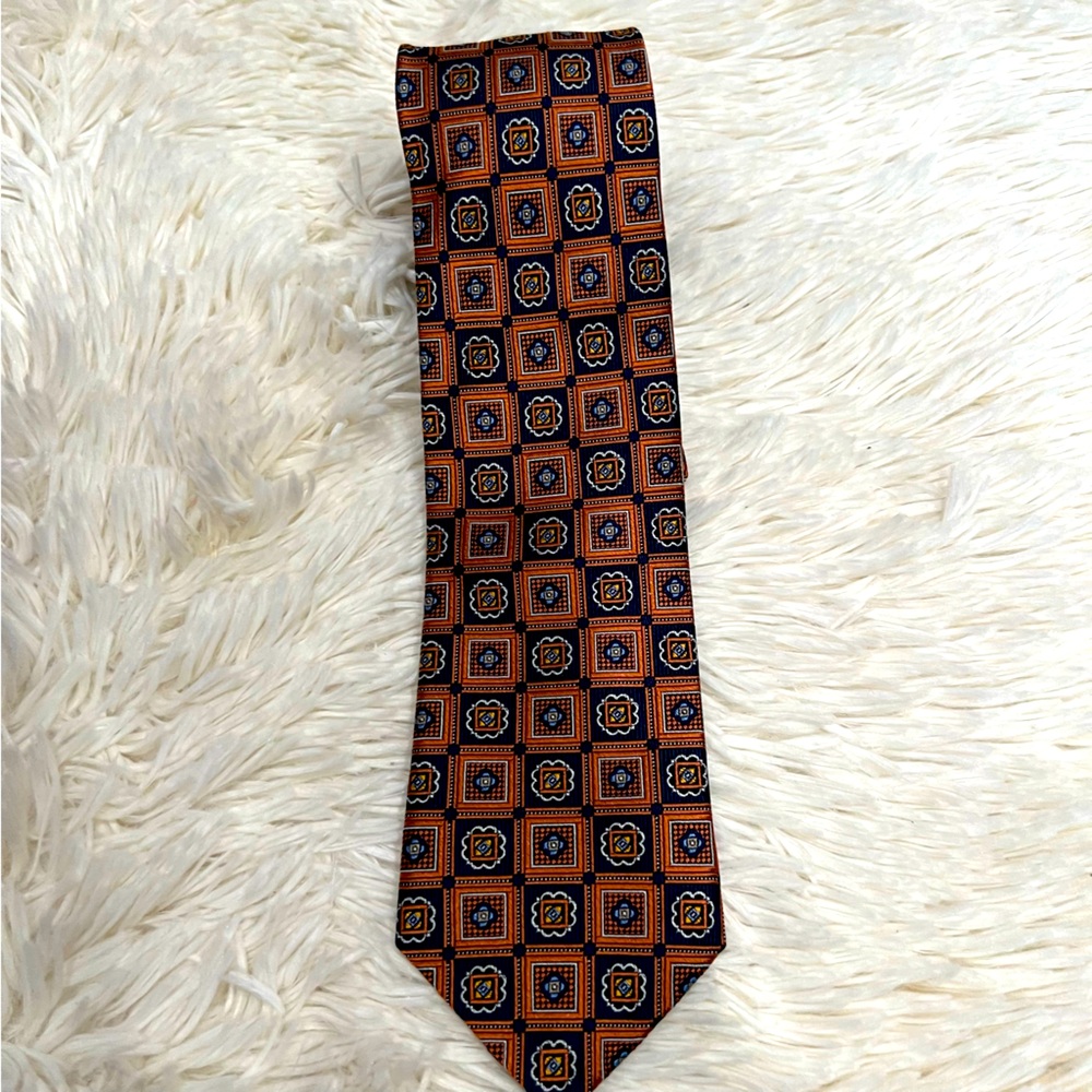 JZ Richards boulder silk tie‎